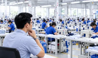 Minh hoạ chủ doanh nghiệp quan sát hoạt động